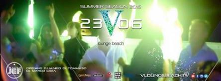 V Lounge beach Ostia Giovedi 23 giugno Aperitif party