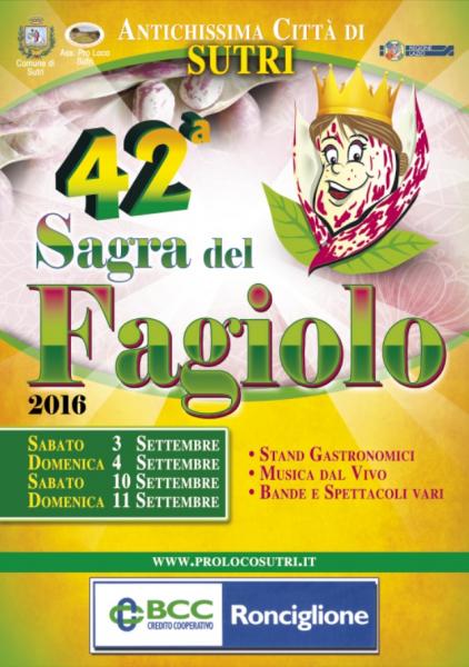 Sagra del fagiolo, Sutri VT, 03/09/2016 - Lazio in Festa