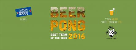 We Food ospita la terza tappa del torneo Beer Pong - Best Team of the Year 2016