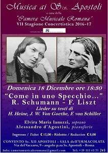 “Come in uno specchio...” R. Schumann - F. Liszt