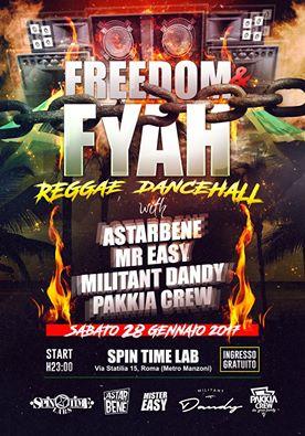 EGGAE DANCEHALL PARTY “FREEDOM & FYAH”
