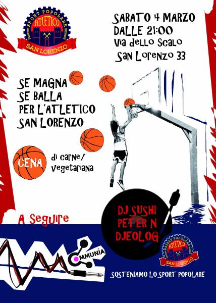 Festa per L‘Atletico San Lorenzo Basket