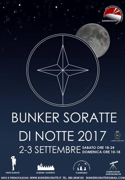 Bunker Soratte di Notte - 2/3 Settembre 2017