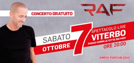 Mondo Convenienza inaugura a Viterbo con il concerto di Raf