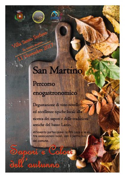 San Martino: “Sapori e colori dell’Autunno”