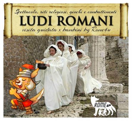 I Ludi Romani spiegati ai Bambini: spettacolo, riti religiosi, gare e combattimenti - Visita guidata