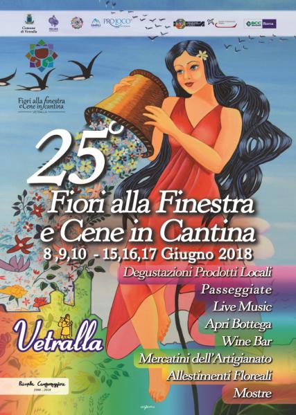 Fiori alla Finestra e Cene in Cantina 2018 a Vetralla