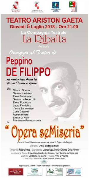 Opera seMiseria - Omaggio al Teatro di Peppino De Filippo