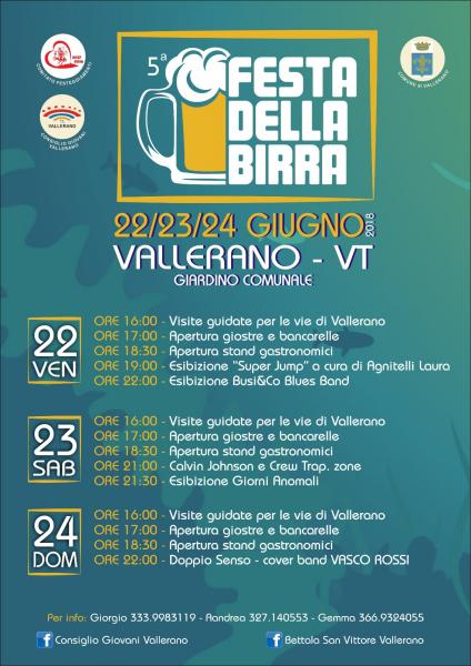 5° Festa della Birra a Vallerano (VT)