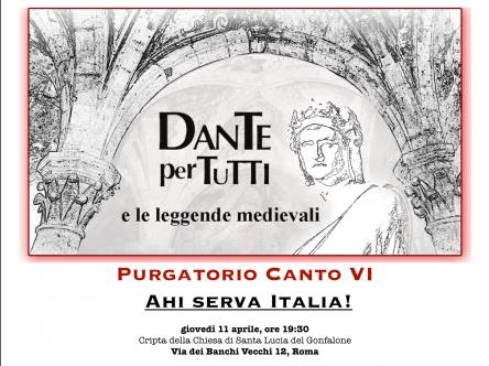 Dante per tutti: Purgatorio VI - Ahi serva Italia!