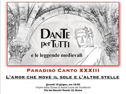 Dante per tutti: Paradiso XXXIII - L’amor che move il sole e l’altre stelle