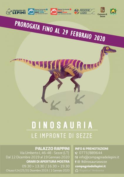 Dinosauria, Le impronte di Sezze