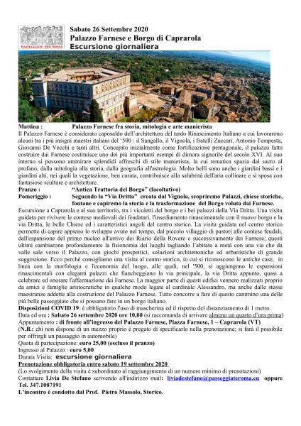 Palazzo Farnese e Borgo di Caprarola  Escursione giornaliera