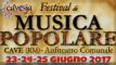 Festiva di Musica Popolare 2° edizione - Cavesja -