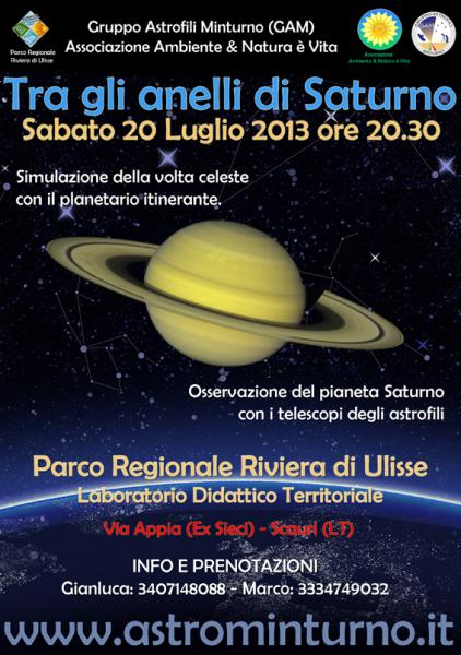 Tra gli anelli di Saturno