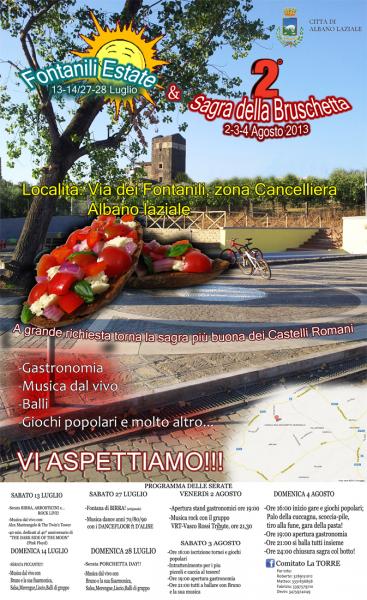 fontanili estate-2° sagra della bruschetta