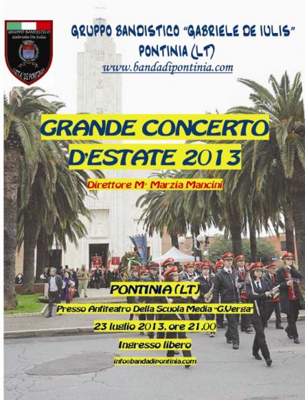 GRANDE CONCERTO D'ESTATE 2013