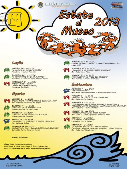 ESTATE AL MUSEO 2013