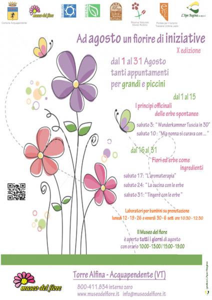 Ad agosto un fiorire di iniziative x ed