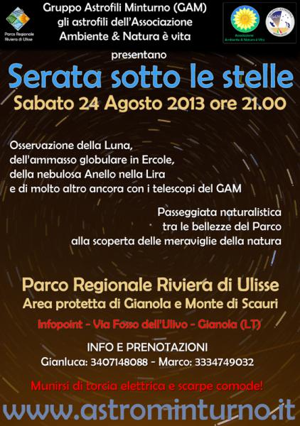 Serata sotto le stelle
