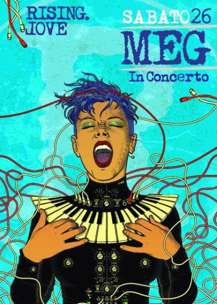 Meg dal vivo al Rising Love, tutti i colori dell’electro