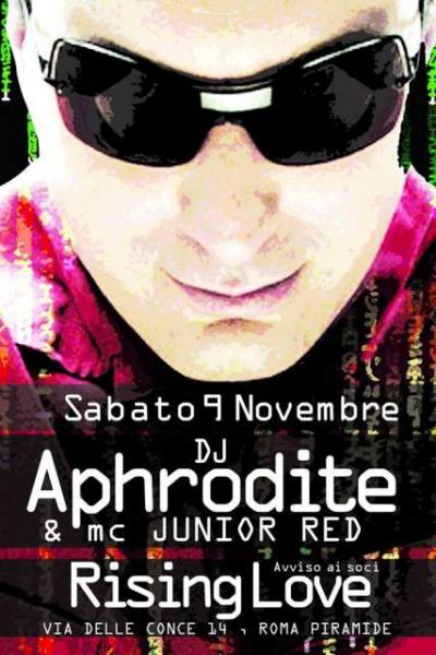 Aphrodite, il pioniere della jump up e drum’n’bass in consolle al Rising Love