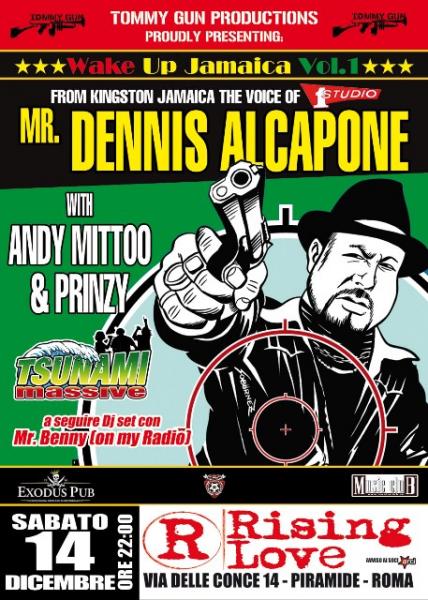 Dalla Giamaica Dennis Alcapone per il sabato reggae del Rising Love