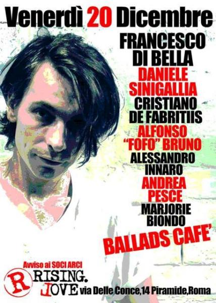 Il debutto solista di Francesco Di Bella (ex 24 Grana) dal vivo al Rising Love