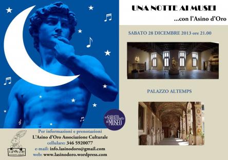 Palazzo Altemps: Una Notte ai Musei con l'Asino d'Oro