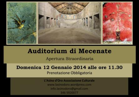 Auditorium di Mecenate Apertura Straordinariav