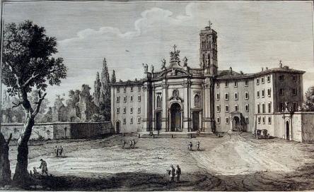 La Basilica di S Croce in Gerusalemme e il palazzo del Sessorio, Roma, 12/01/14 h.16.00