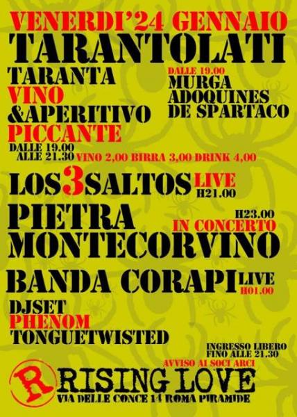 La taranta fusion di Pietra Montecorvino dal vivo al Rising Love