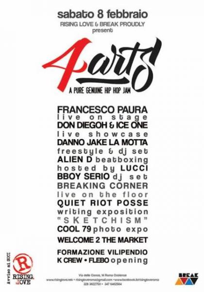 Il rap di Francesco Paura per il sabato hip hop del Rising Love