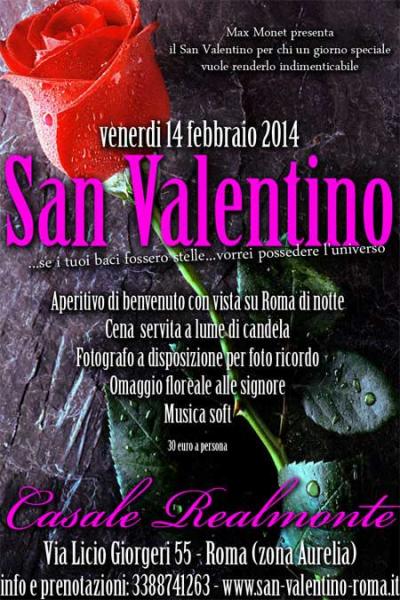 Il tuo San Valentino a Roma con cena romantica al Casale Realmonte