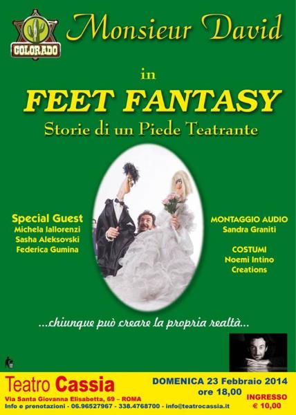 TEATRO: DOMENICA 23/2 MONSIEUR DAVID AL TEATRO CASSIA