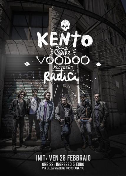 Kento & The Voodoo Brothers dal vivo all’Init, quando il rap ricomincia dal blues