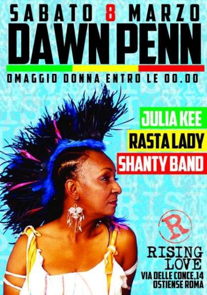 Dawn Penn per la Festa della Donna in reggae al Rising Love