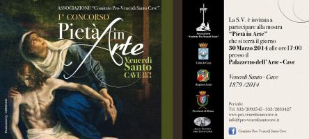 135 ANNI VENERDI' SANTO - PIETA' IN ARTE