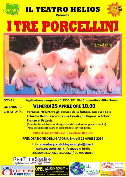 i tre porcellini