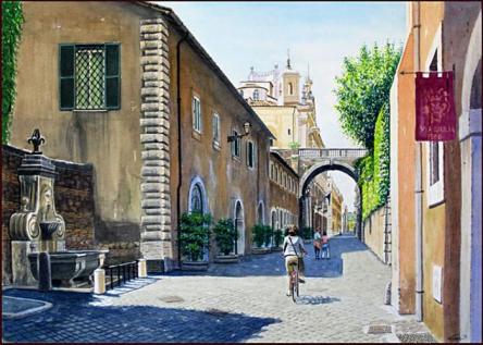 Andar per vicoli intorno a via Giulia