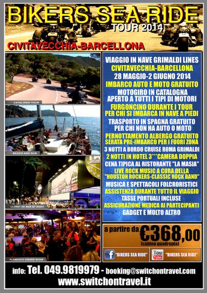 BIKERS SEA RIDE: crociera con ride 2014