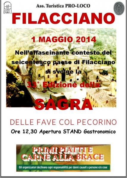 33° EDIZIONE SAGRA DELLE FAVE CON IL PECORINO