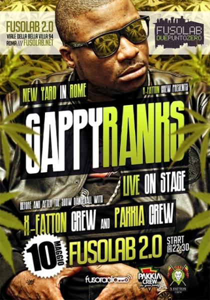 Dalla Giamaica all’Alessandrino, il reggae di Gappy Ranks dal vivo al Fusolab 2.0