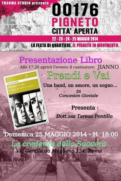 Presentazione Libro Prendi e vai e concerto acustico