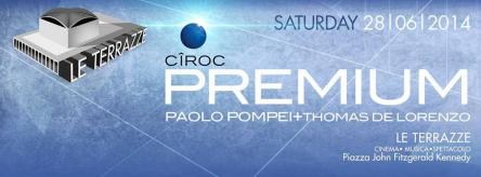 Sabato 28 Giugno 'LE TERRAZZE' ROMA