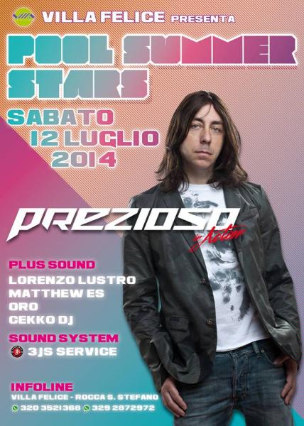 POOL SUMMER STAR 2014 - SPECIAL GUEST GIORGIO PREZIOSO