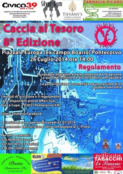 8° Caccia al Tesoro Pontecorvo Ass. Taverna del Drago
