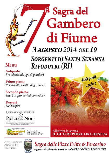 Sagra del Gambero di Fiume e Sagra delle pizze fritte & pecorino