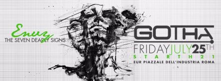 VENERDI 25 LUGLIO DISCOTECA GOTHA ROMA 329 9164835