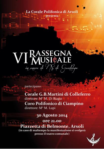 VI Rassegna Musicale in onore di N.S. di Guadalupe